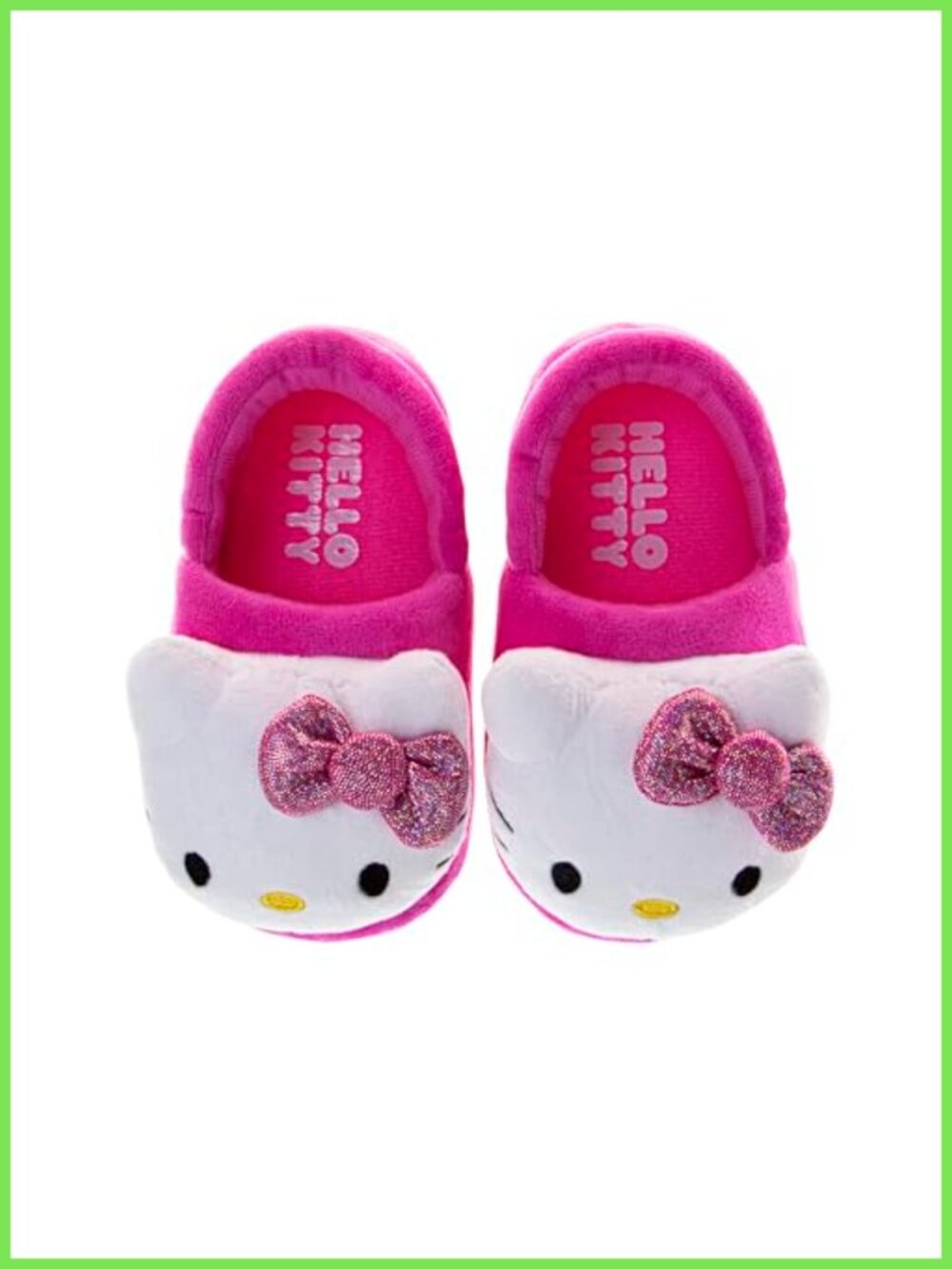 Hello Kitty Sanrio Plush Slippers Non-Slip Indoor House Shoes Kids Girls